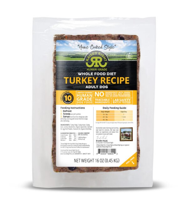 Original Turkey Adult Dog Recipe