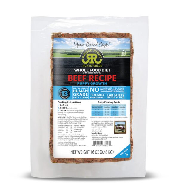 Beef Puppy Growth Recipe