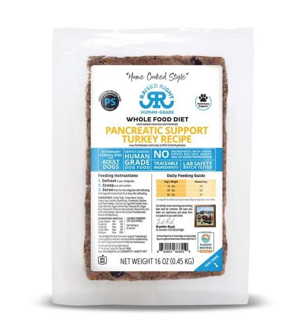 Pancreatic Support Turkey Adult Dog Recipe