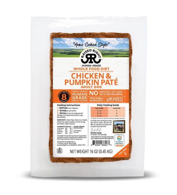 Chicken & Pumpkin Paté for Adult Dogs – Product SELECTION Section