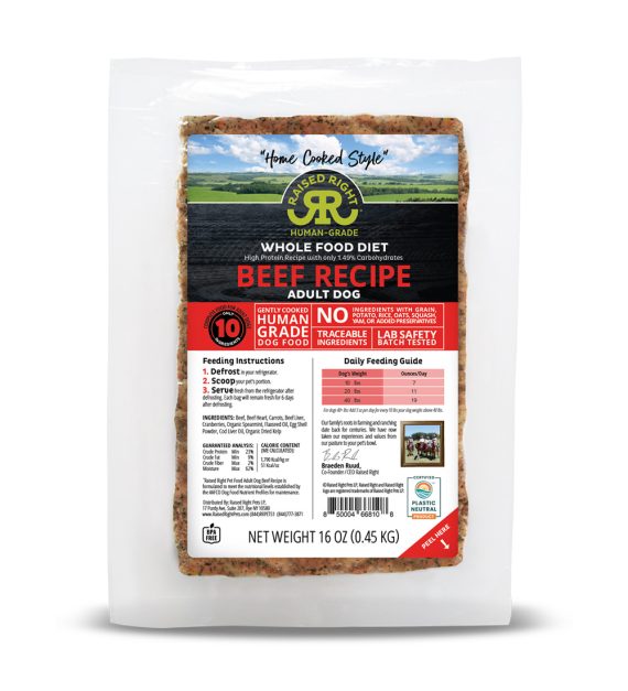 Original Beef Adult Dog Recipe – Product SELECTION Section