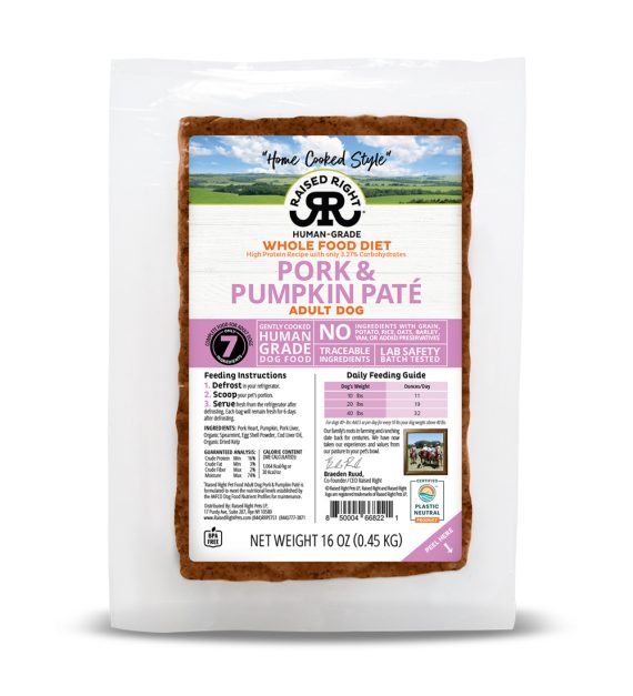 Pork & Pumpkin Paté for Adult Dogs – Product SELECTION Section