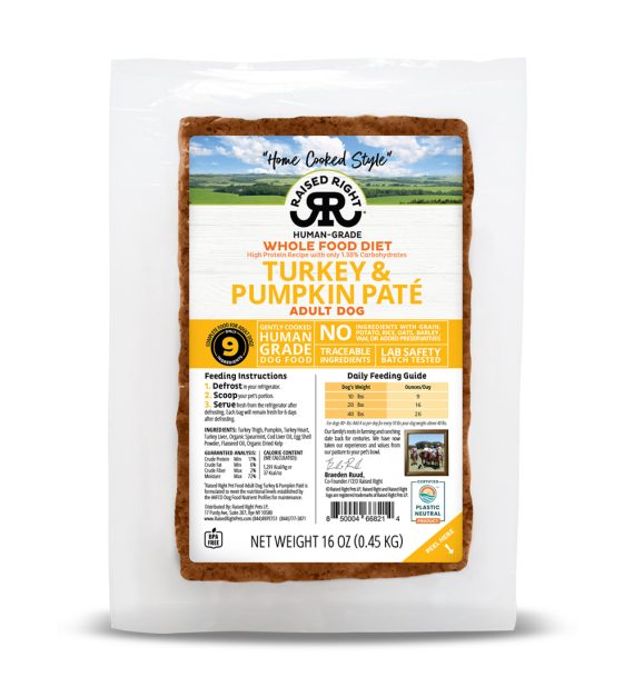 Turkey & Pumpkin Paté for Adult Dogs – Product SELECTION Section